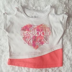 Reebok Kids Cold Shoulder Top